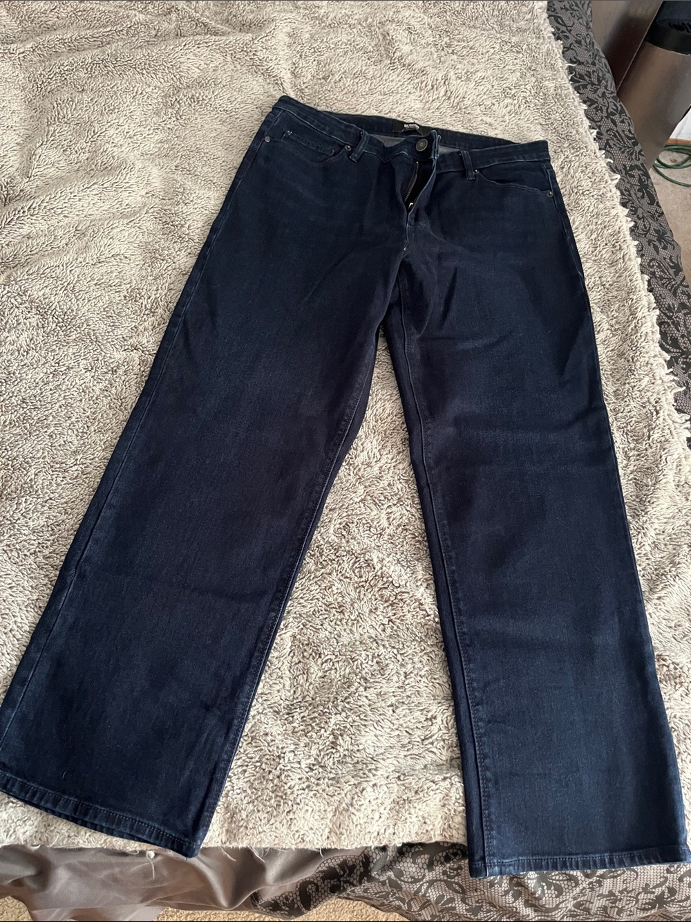 Hudson Jeans Women’s Dark Indigo Relaxed Straight Jeans
